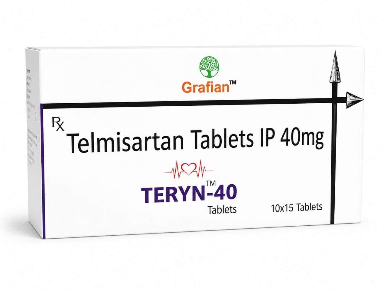 TERYN 40 MG packaging